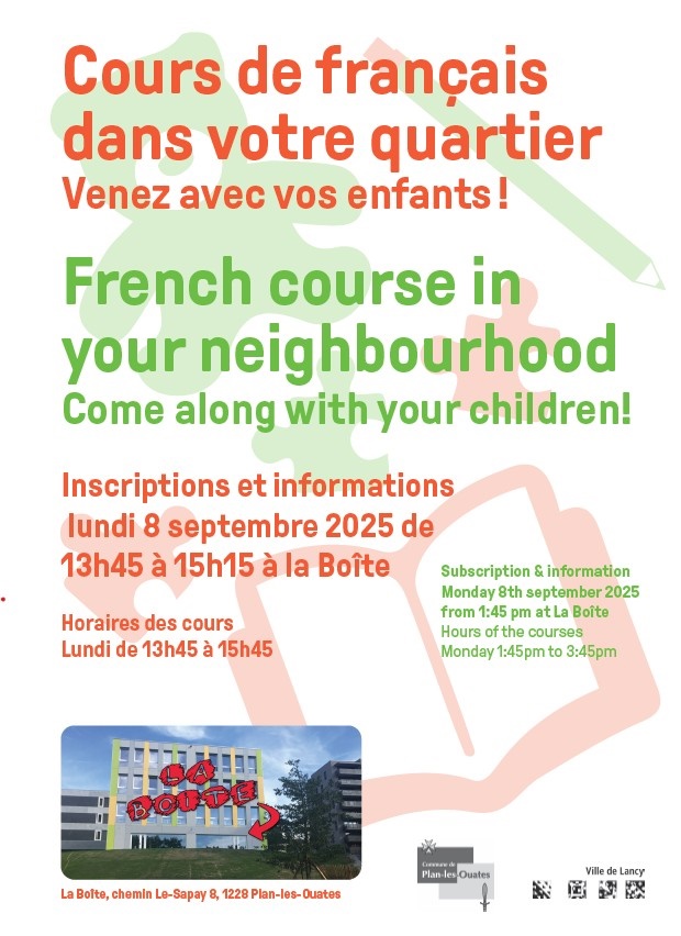 Cours français 2025