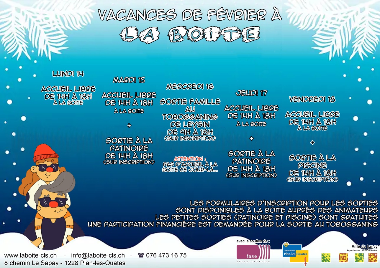 vacance février la boite